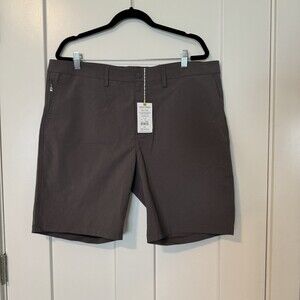 Tasc Motion Shorts Men’s Size 38 Granite 9in Inseam Performance Bamboo Blend